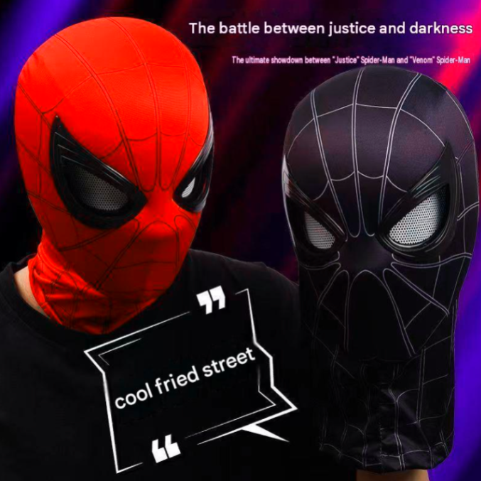 Halloween Blinking Spiderman Mask